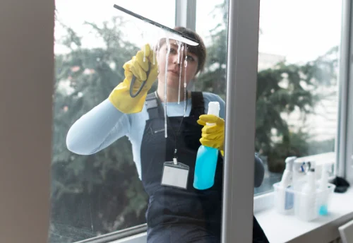 Nettoyage de vitres intérieures et extérieures à la Barre